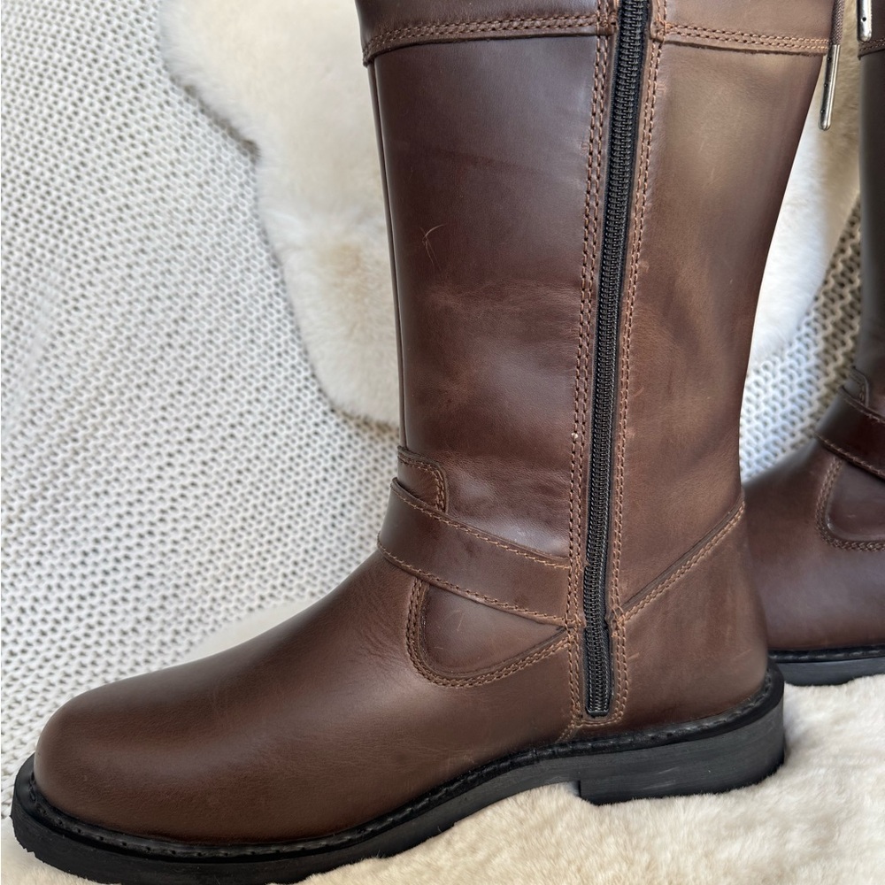 Harley-Davidson® Women's Kirtland Ride Brown Motorcycle Boots D87307 - Picture 3 of 13